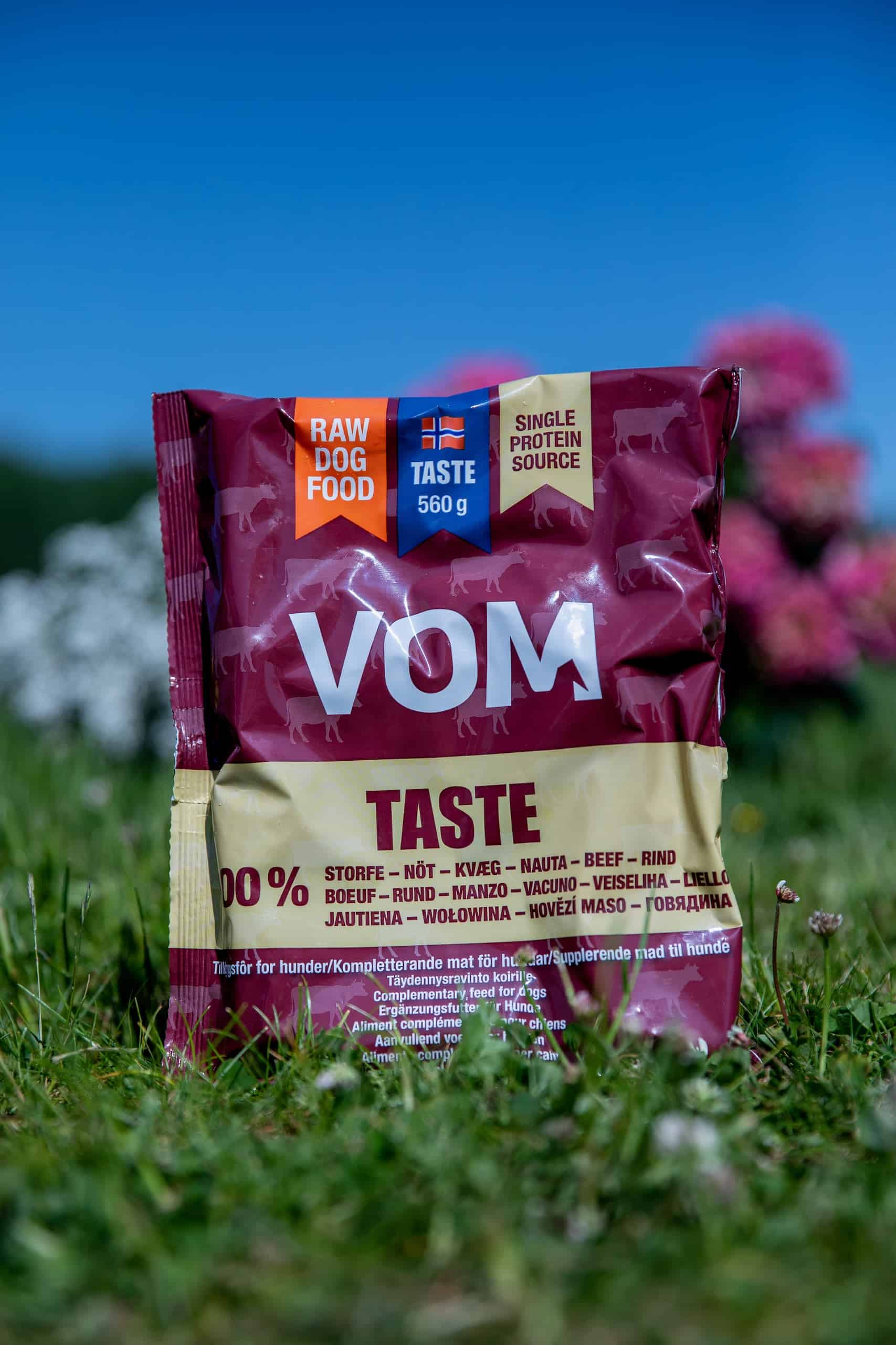 Toortoit koertele - VOM Taste veiseliha lihapall, 560g