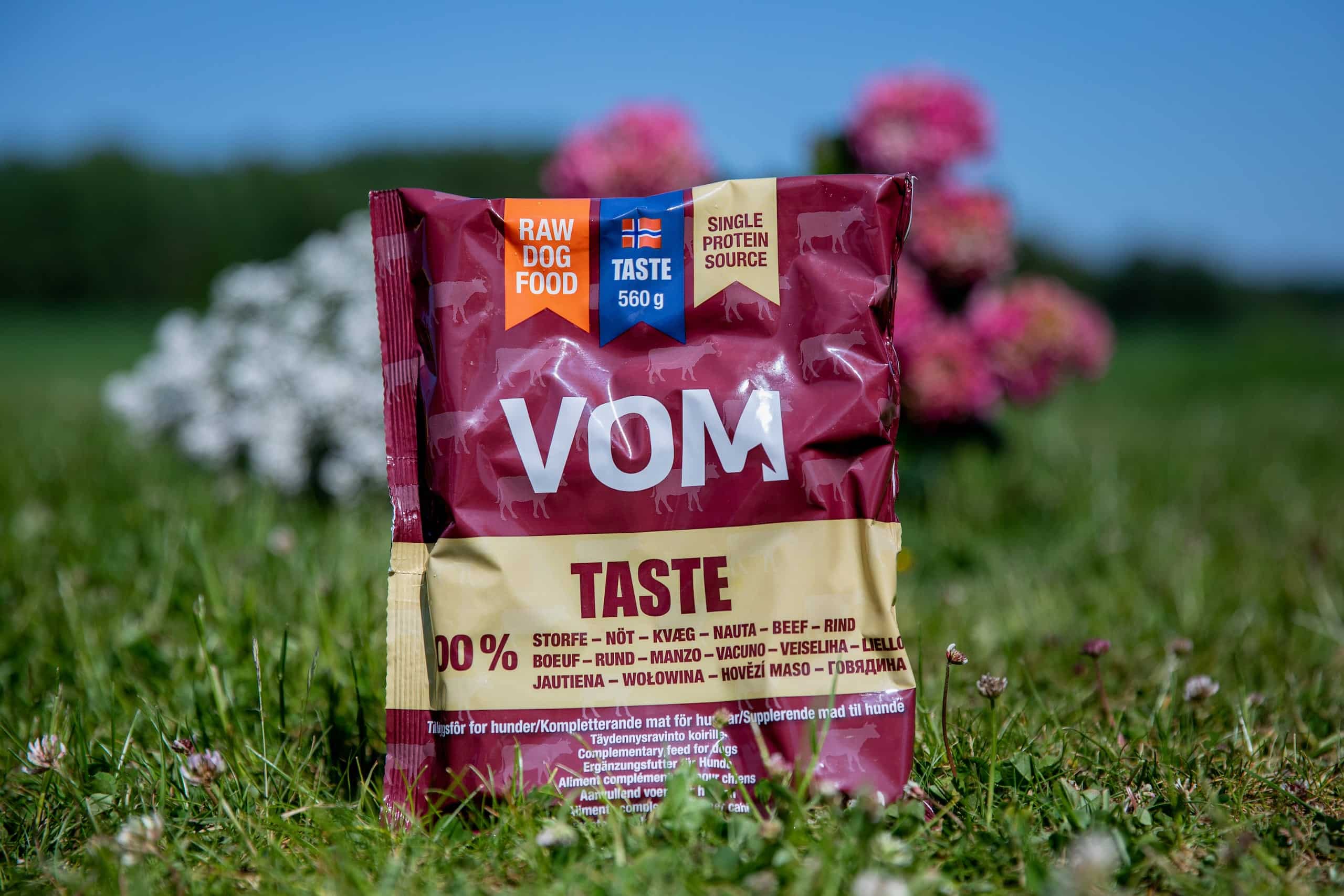 Toortoit koertele - VOM Taste veiseliha lihapall, 560g